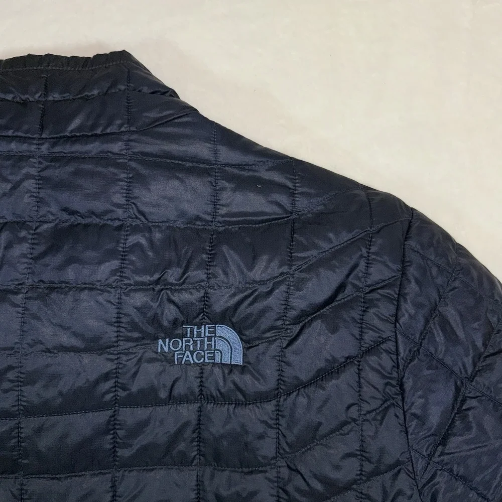The North Face ThermoBall Eco Jacket Insulated Quilted Mens Large Blue Outdoor